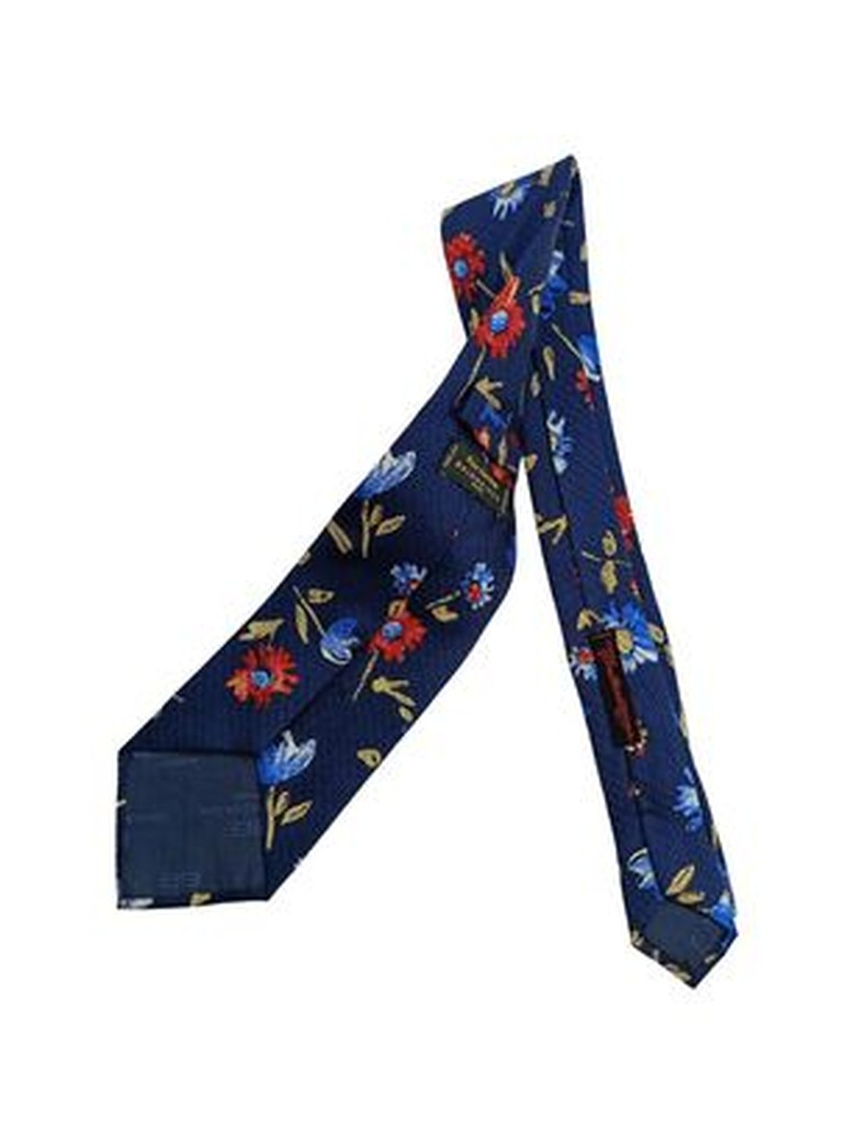 Cravatta Balenciaga Seta Blu F