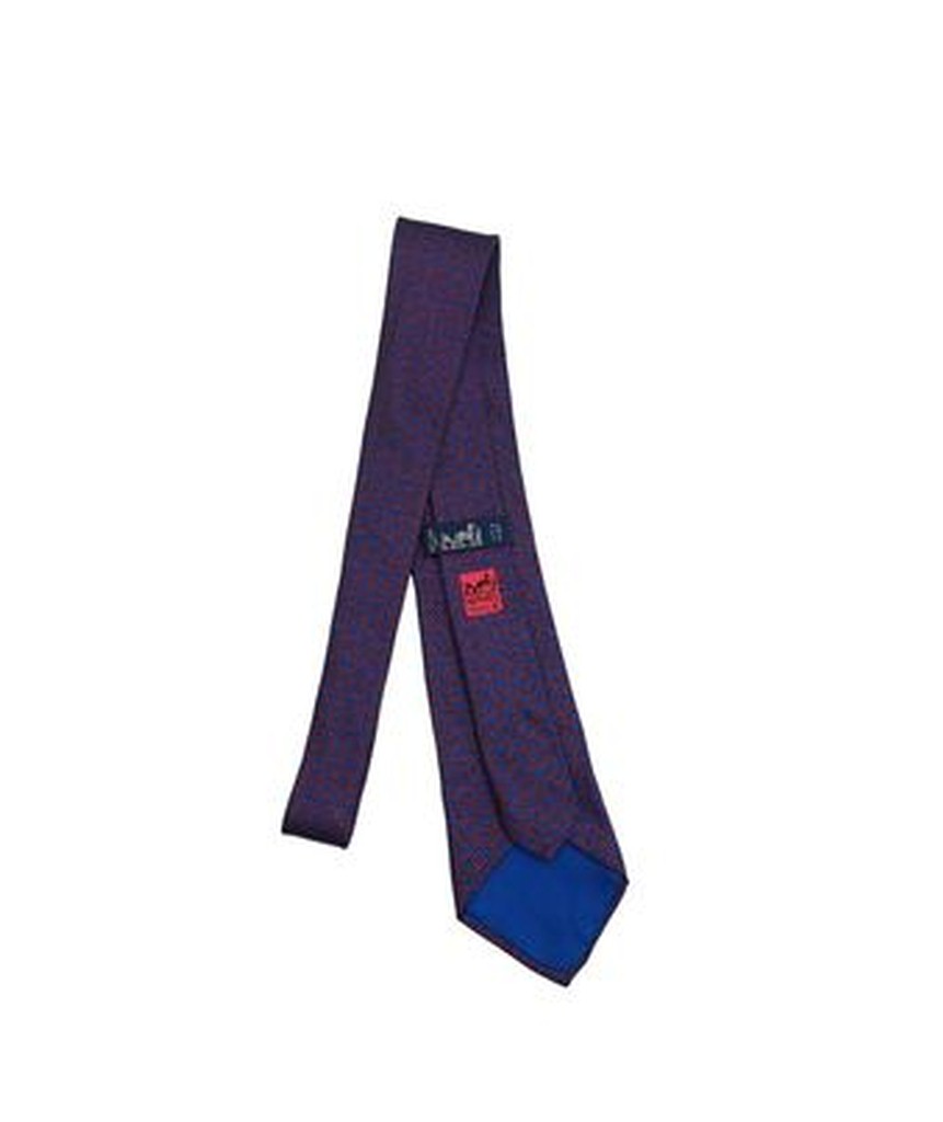 Cravatta Hermes Blu Con Corde 