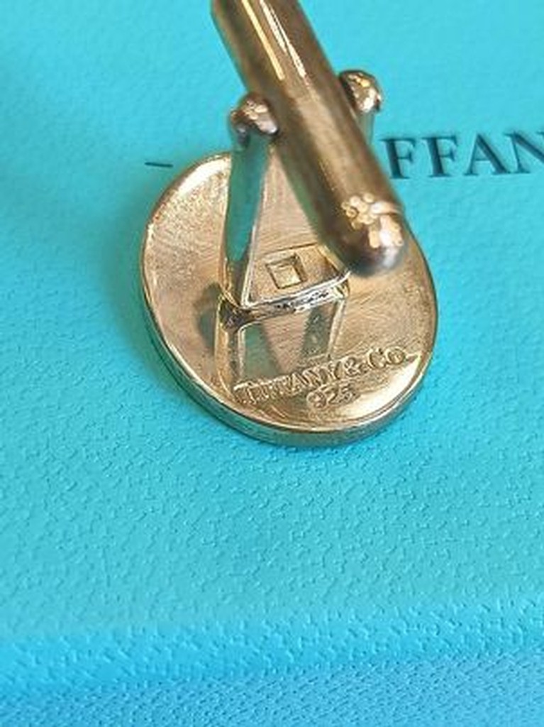 Gemelli Argento Tiffany Uomo