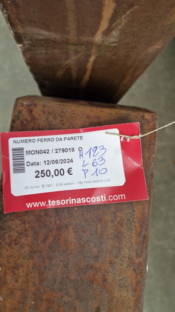 Numero Ferro Da Parete