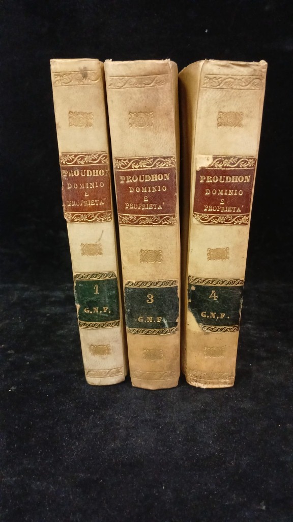Libro Collana 3 Vol. Proudhon 