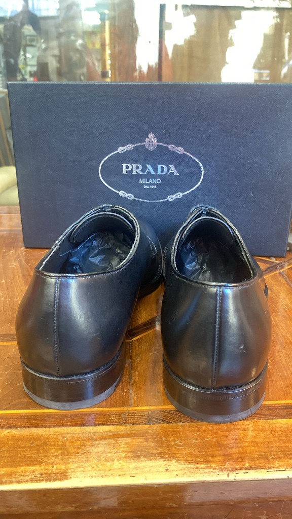 Scarpe Prada Nere Pelle N 8+1/