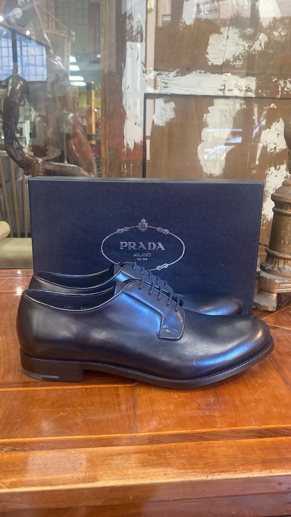 Scarpe Prada Nere Pelle N 8+1/