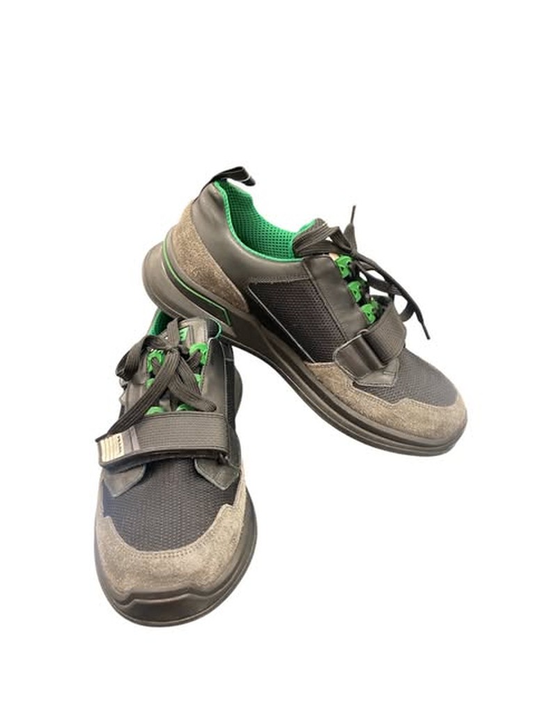 Scarpe Prada Nero Grigio Verde