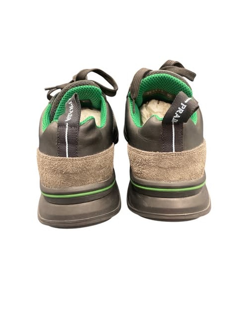 Scarpe Prada Nero Grigio Verde