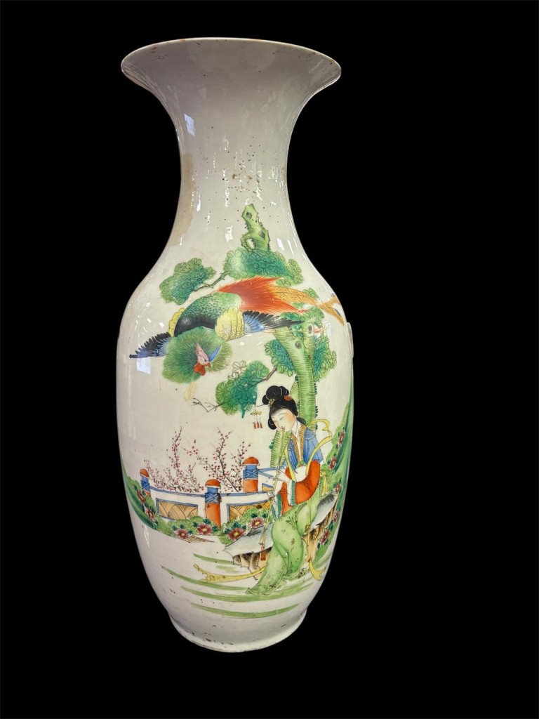 Vaso Orientale Porcellana 
