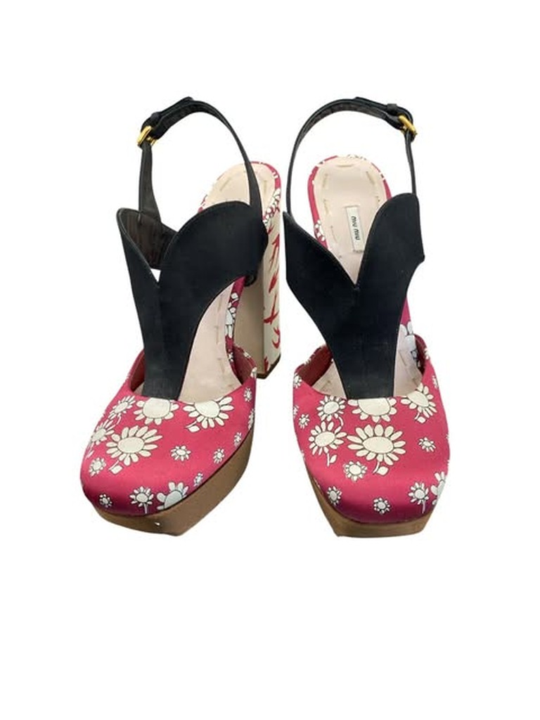 SCARPE MIU MIU CON TACCO RONDI