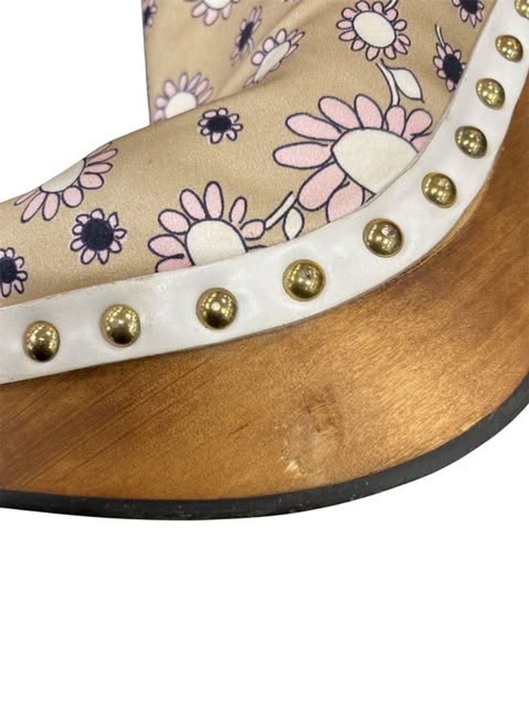ZOCCOLI MIU MIU CON FIORELLINI