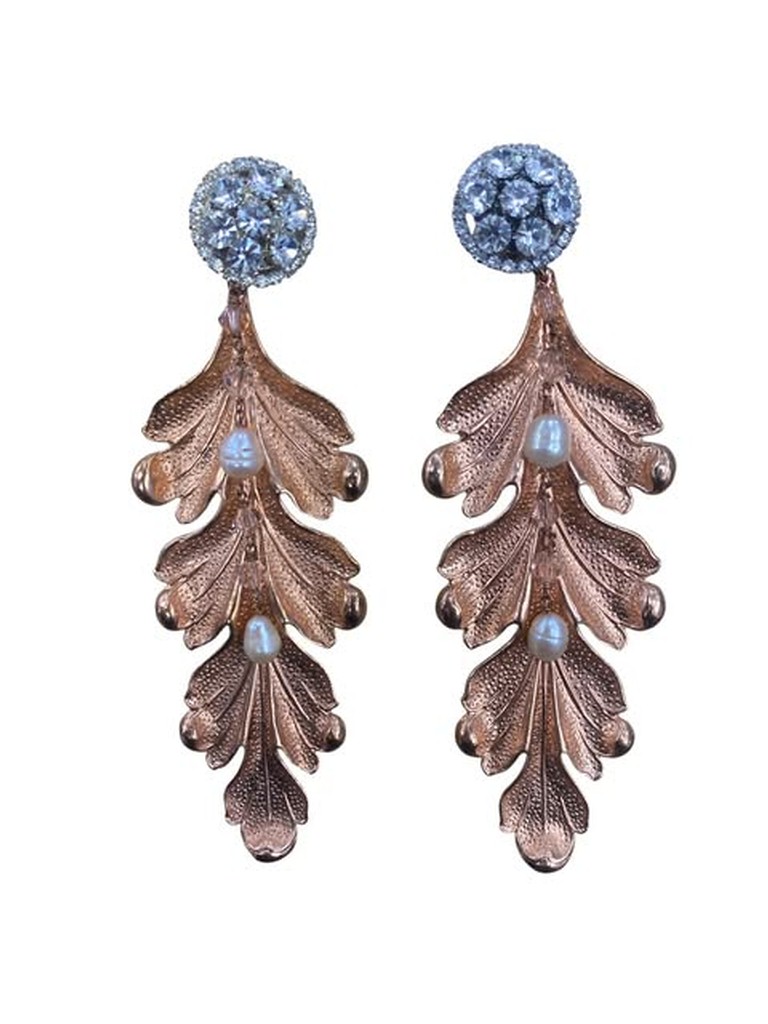 ORECCHINI CLIP FOGLIA GRANDE R