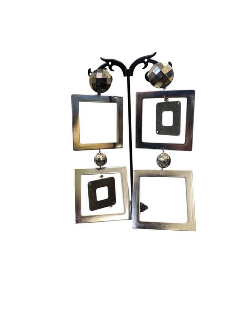 ORECCHINI CLIP DOPPIO MODULO Q