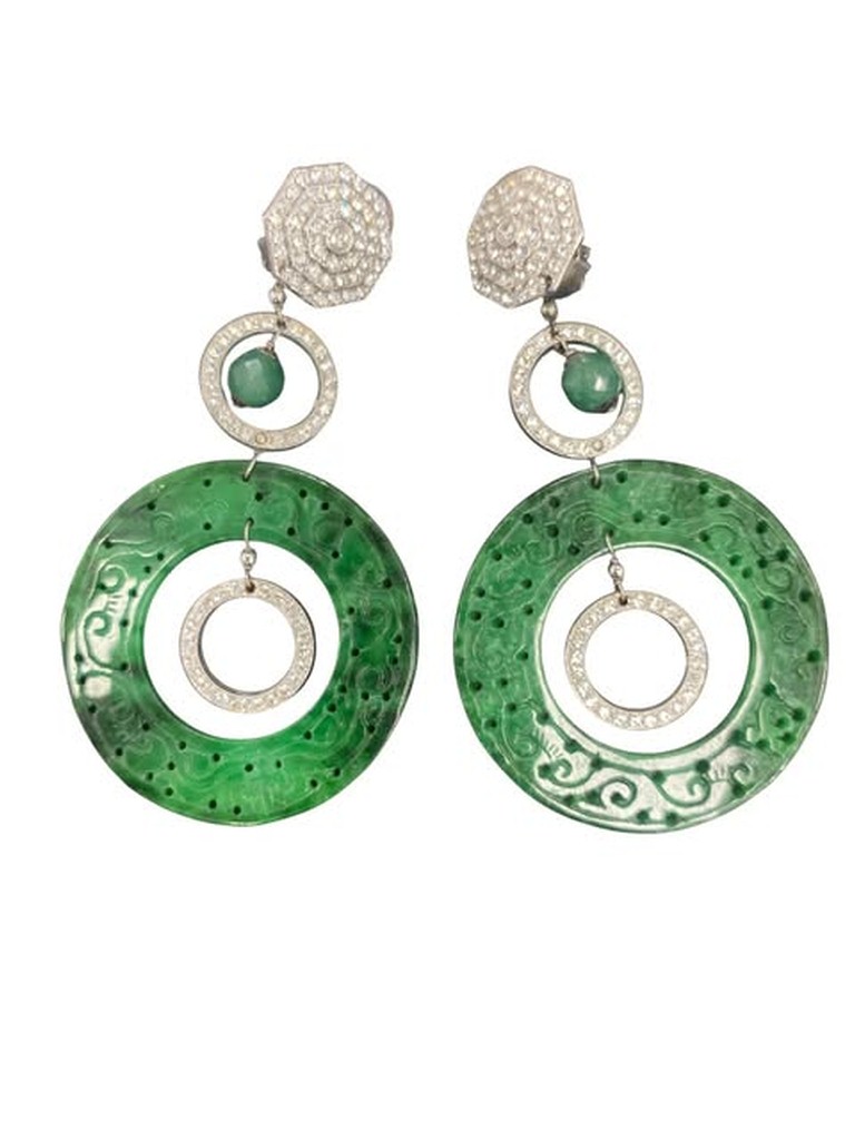 ORECCHINI CLIP CON CERCHIO GIA