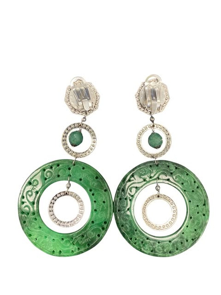 ORECCHINI CLIP CON CERCHIO GIA