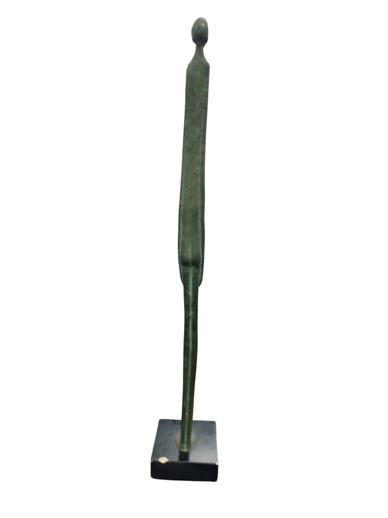 Scultura Bambino Bronzo