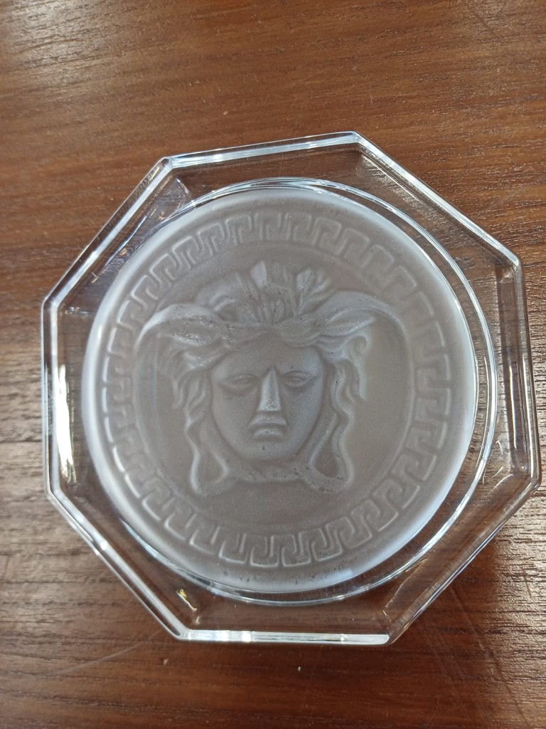 Piattino Vetro Versace Rosenth